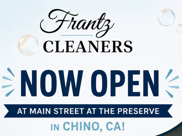 Frantz Cleaners Is Now Open!